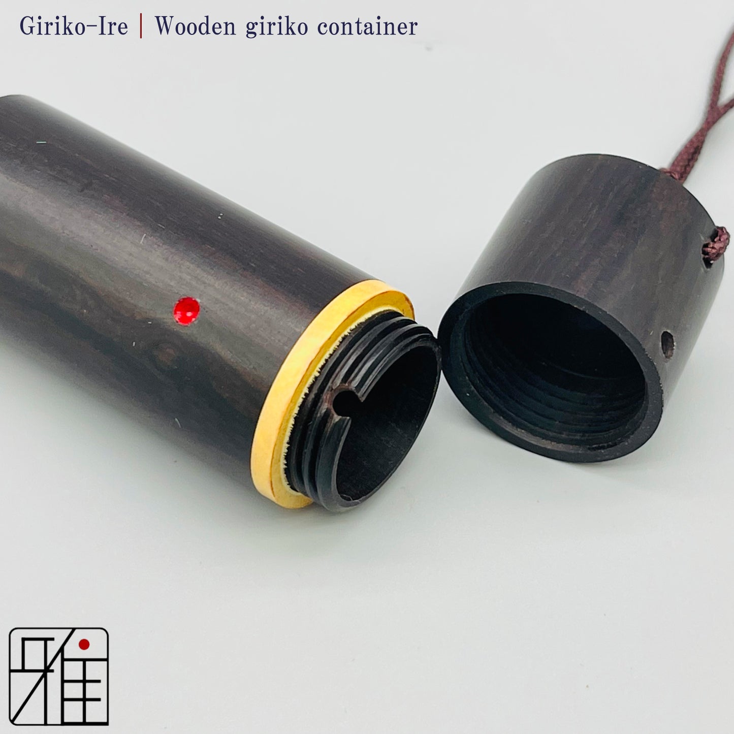 Kyudo Giriko-Ire⁩｜Wooden giriko container