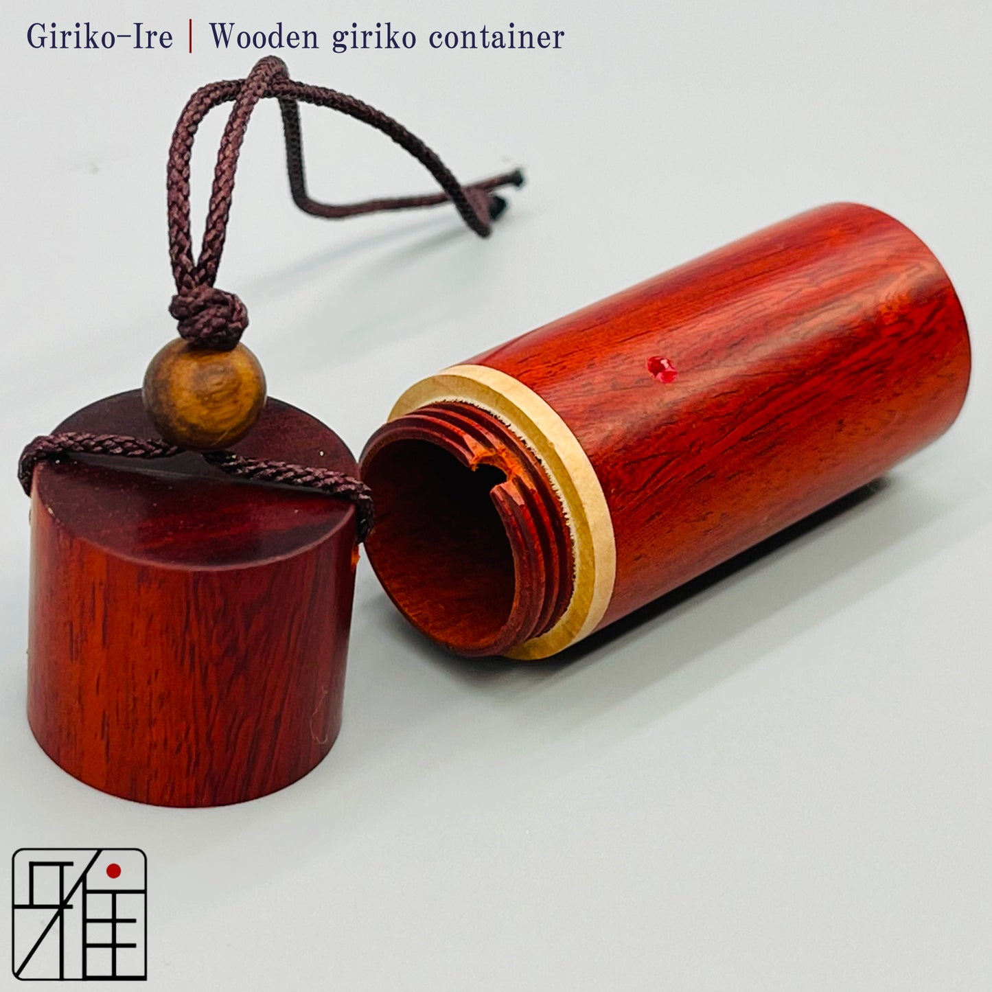Kyudo Giriko-Ire⁩｜Wooden giriko container