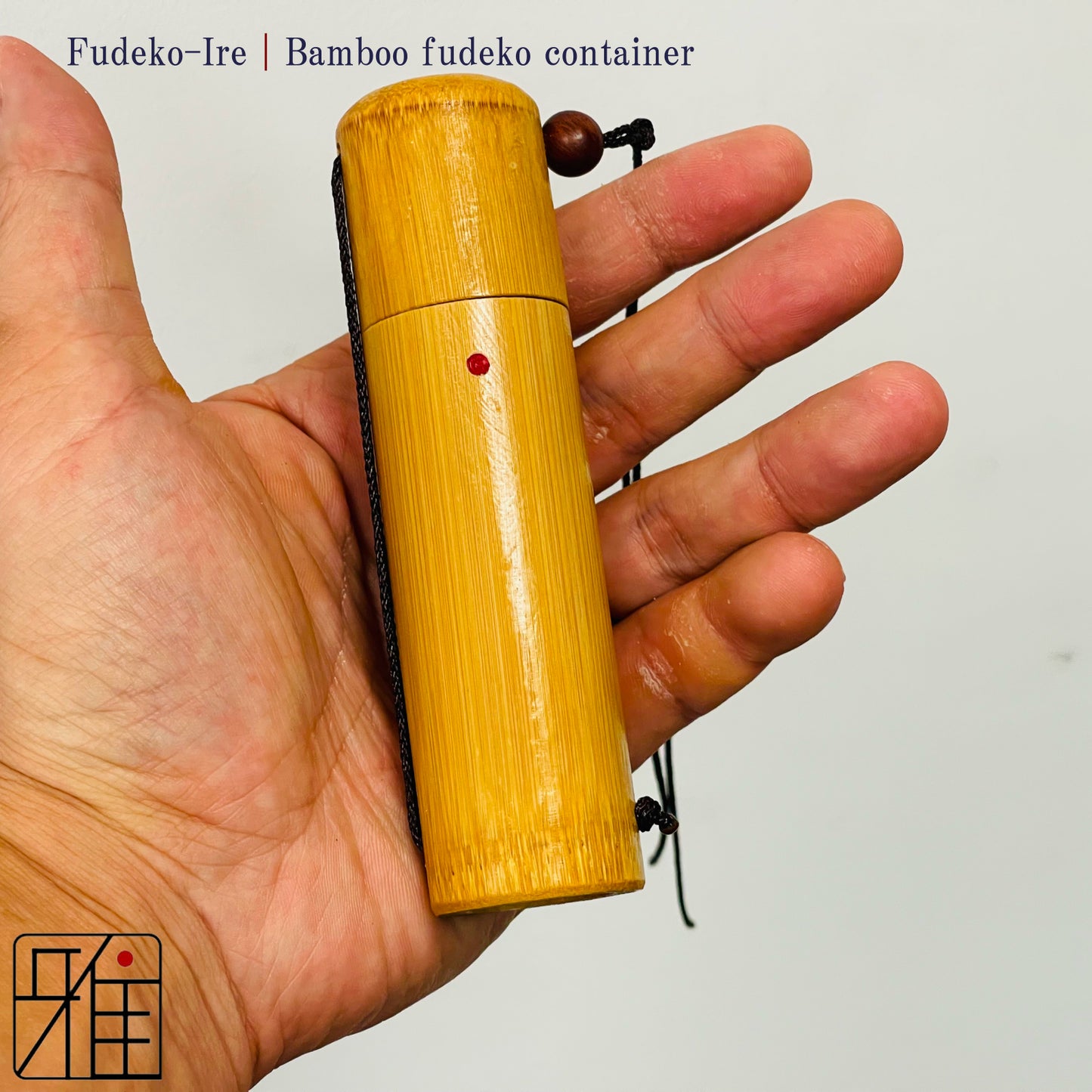 Kyudo Fudeko-Ire⁩｜Bamboo fudeko container