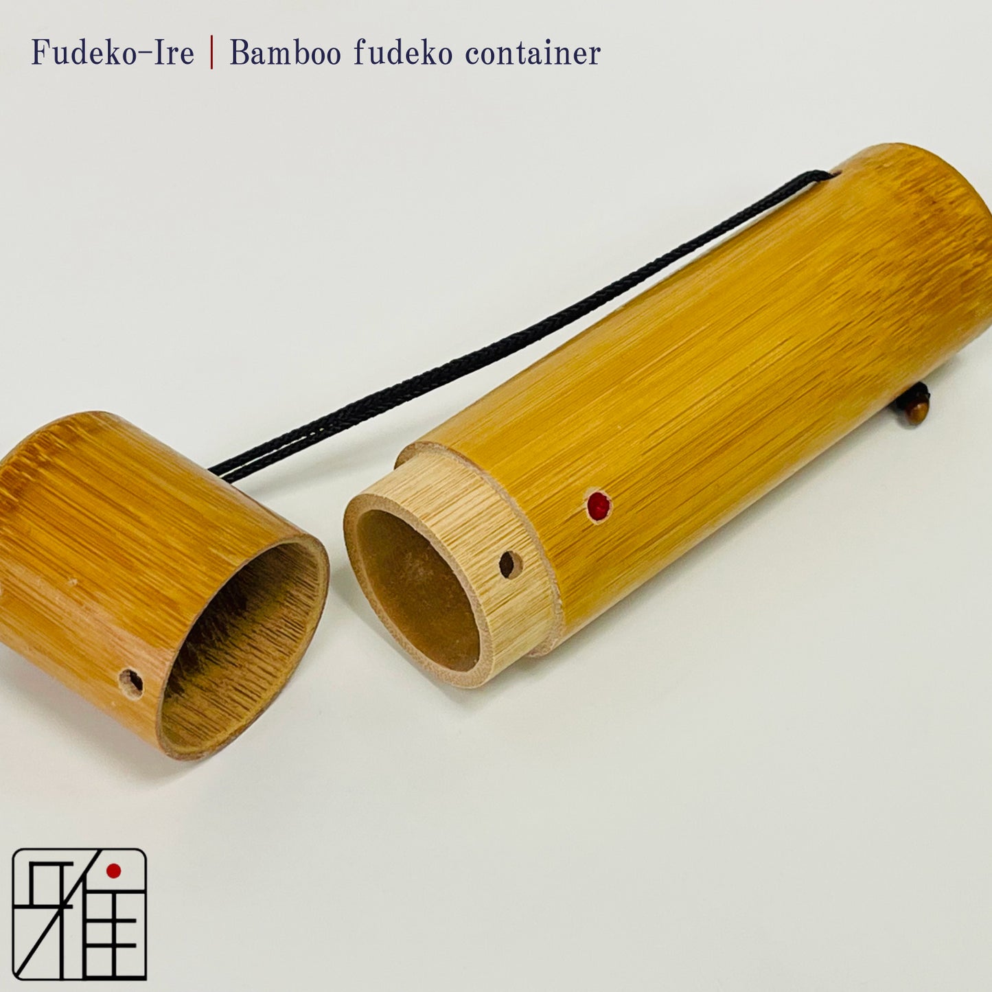 Kyudo Fudeko-Ire⁩｜Bamboo fudeko container
