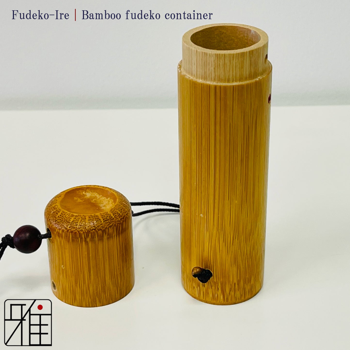 Kyudo Fudeko-Ire⁩｜Bamboo fudeko container