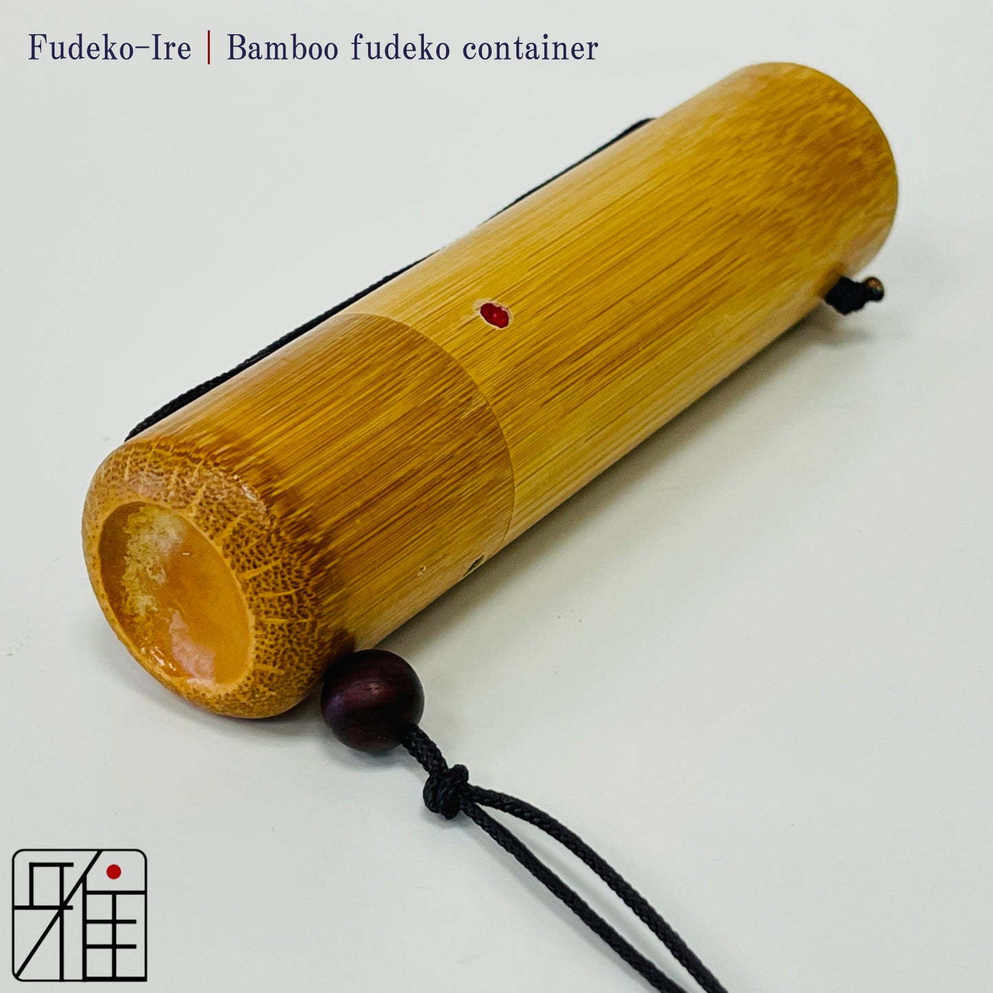 Kyudo Fudeko-Ire⁩｜Bamboo fudeko container