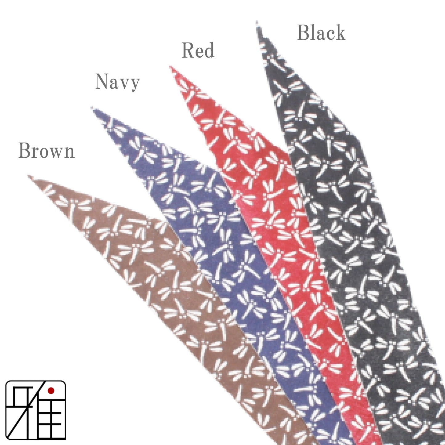 Kyudo Yumi Nigirikawa ｜Deerskin Leather Dragonfly pattern『K』