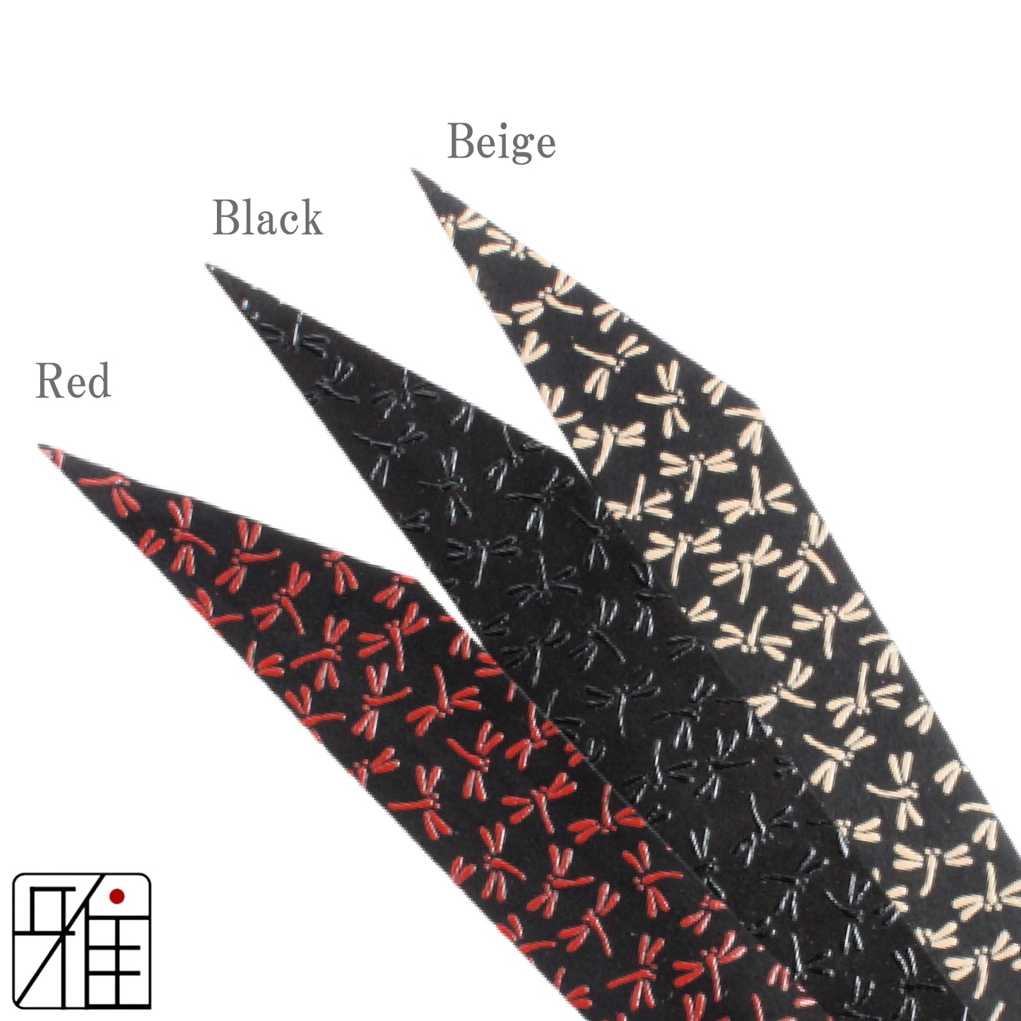 Kyudo Yumi Nigirikawa ｜Inden Leather Dragonfly pattern