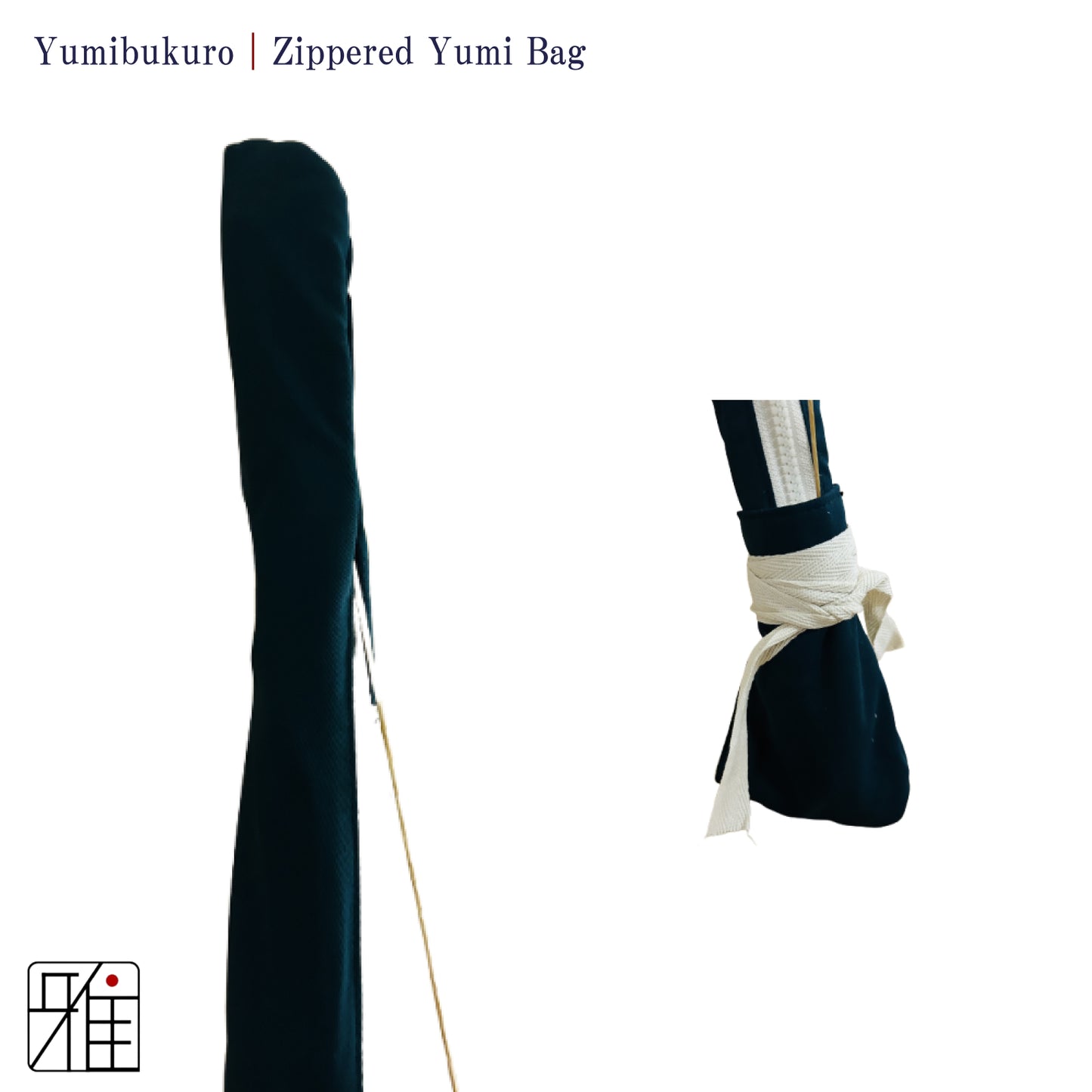 Kyudo Yumibukuro | Zippered Yumi Bag