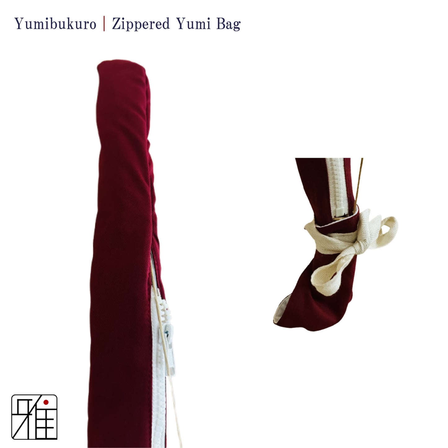 Kyudo Yumibukuro | Zippered Yumi Bag