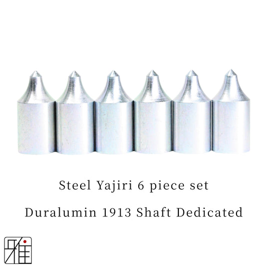 Kyudo Ya Steel Yajiri 6 piece set｜Duralumin 1913 Shaft