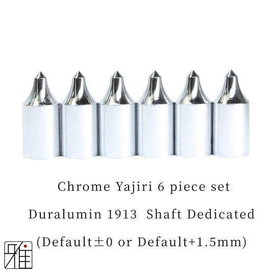 Kyudo Ya Chrome Yajiri 6 piece set｜Duralumin 1913 Shaft