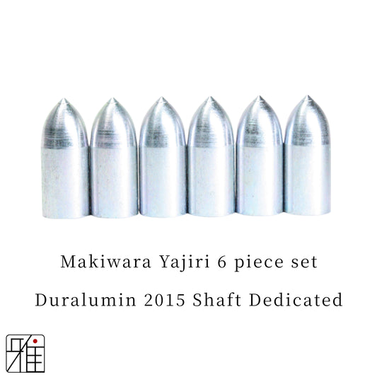 Kyudo Ya Makiwara Yajiri 6 piece set｜Duralumin 2015 Shaft