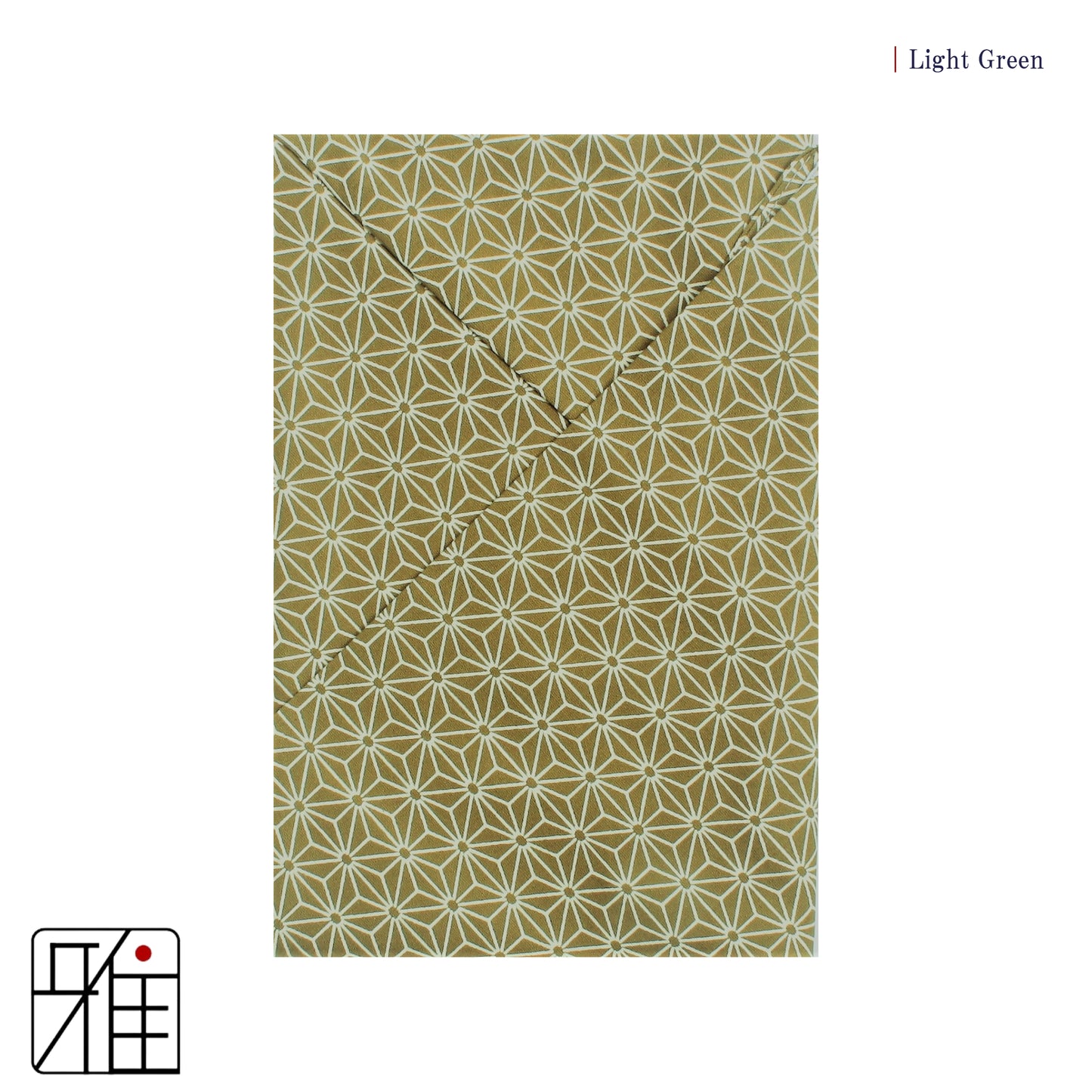 Fukusa Bag with Hemp Leaf Design (麻の葉)