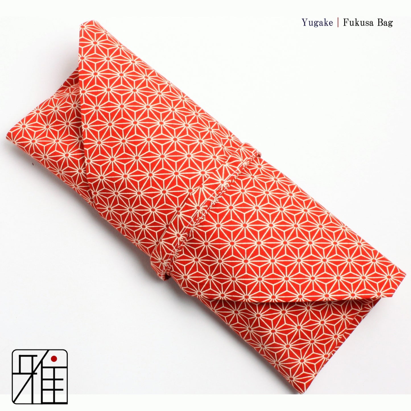 Fukusa Bag with Hemp Leaf Design (麻の葉)