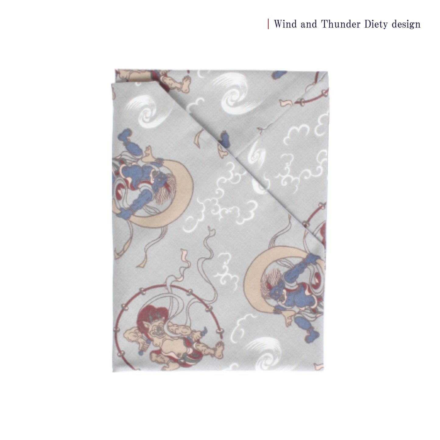 Fukusa Bag with Wind and Thunder Diety design (風神雷神)
