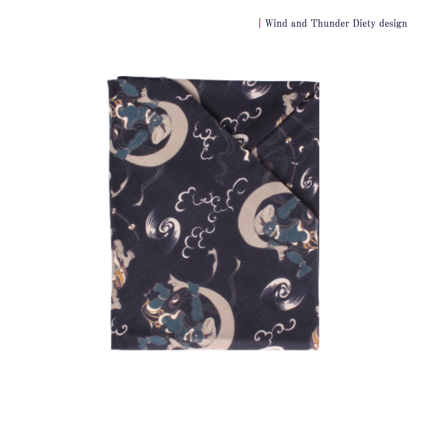Fukusa Bag with Wind and Thunder Diety design (風神雷神)