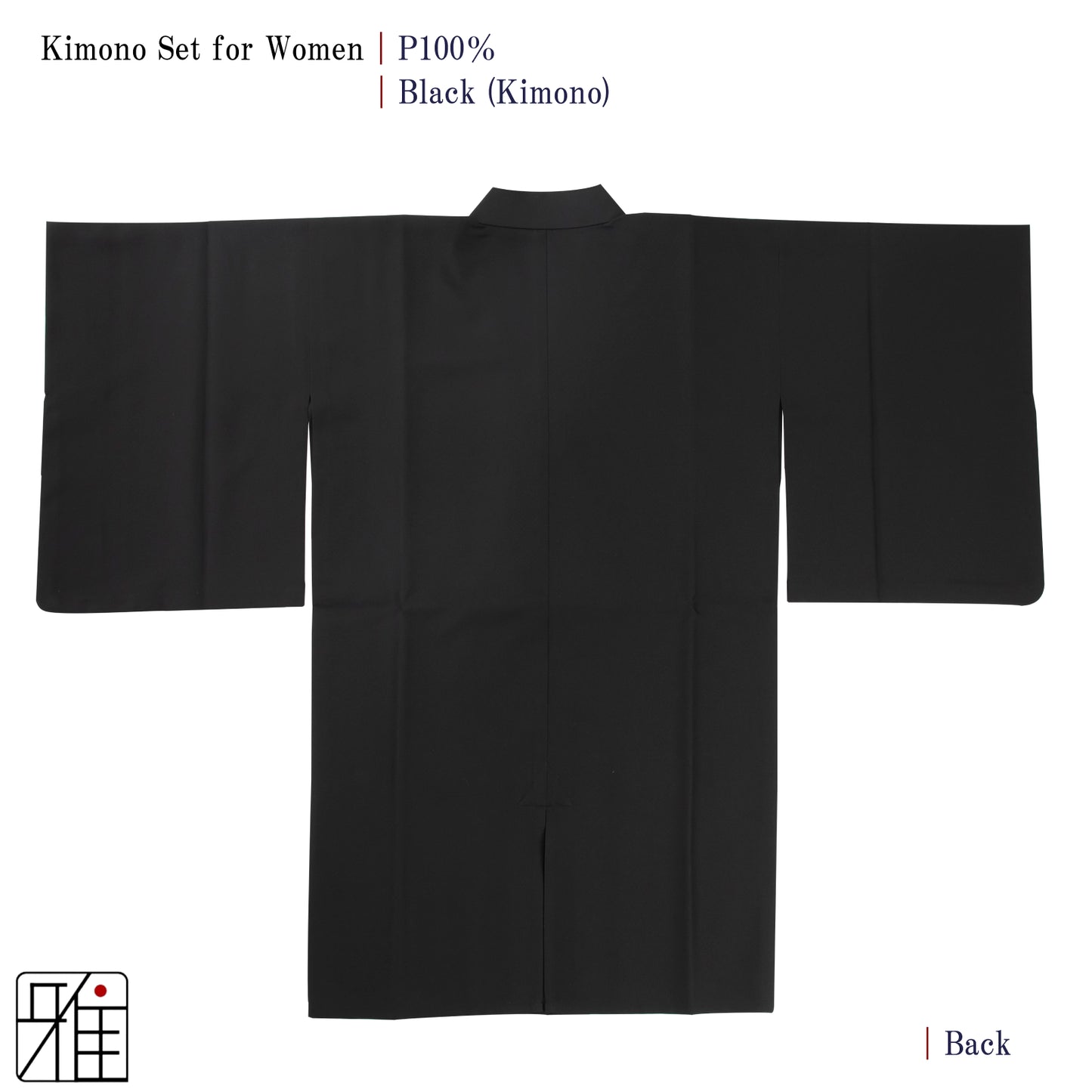 Kimono Set for Women ｜ Black｜S・M・L・ML