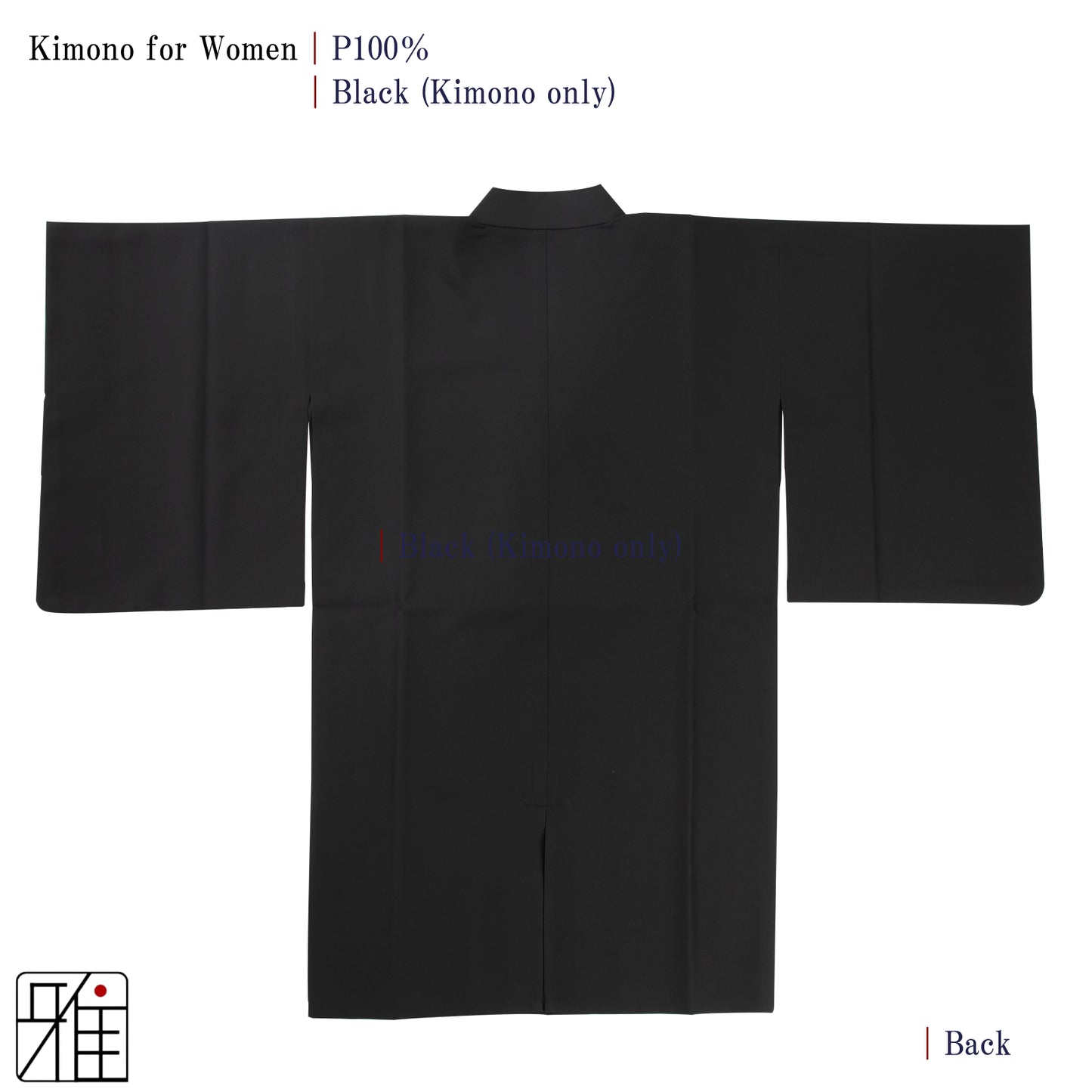 Kimono for Women ｜ Black｜S・M・L・ML