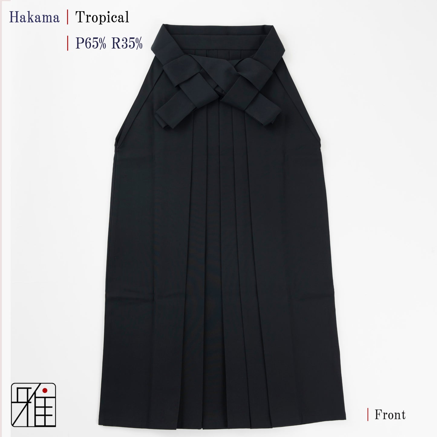 Kyudo Tropical Hakama for Women｜All Season｜65% Polyester / 35% Rayon (22～24)