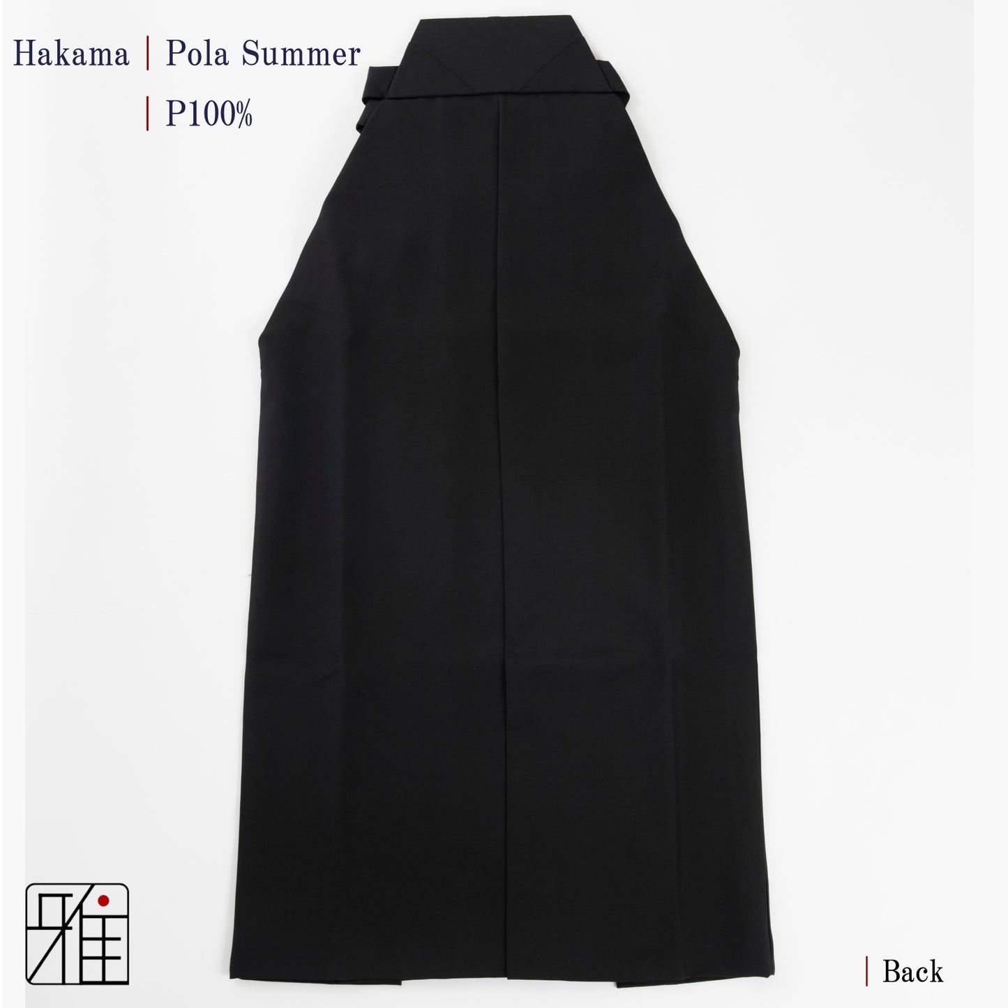 Kyudo Pola Hakama for Men｜Summer｜Polyester 100% (24.5～26.5)
