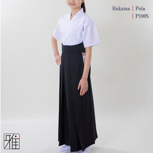 Kyudo Pola Hakama for Women｜Summer｜Polyester 100% (22～24)