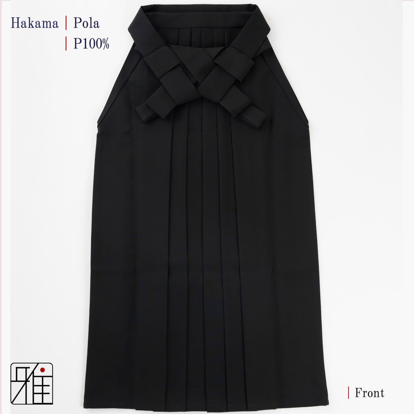 Kyudo Pola Hakama for Women｜Summer｜Polyester 100% (22～24)