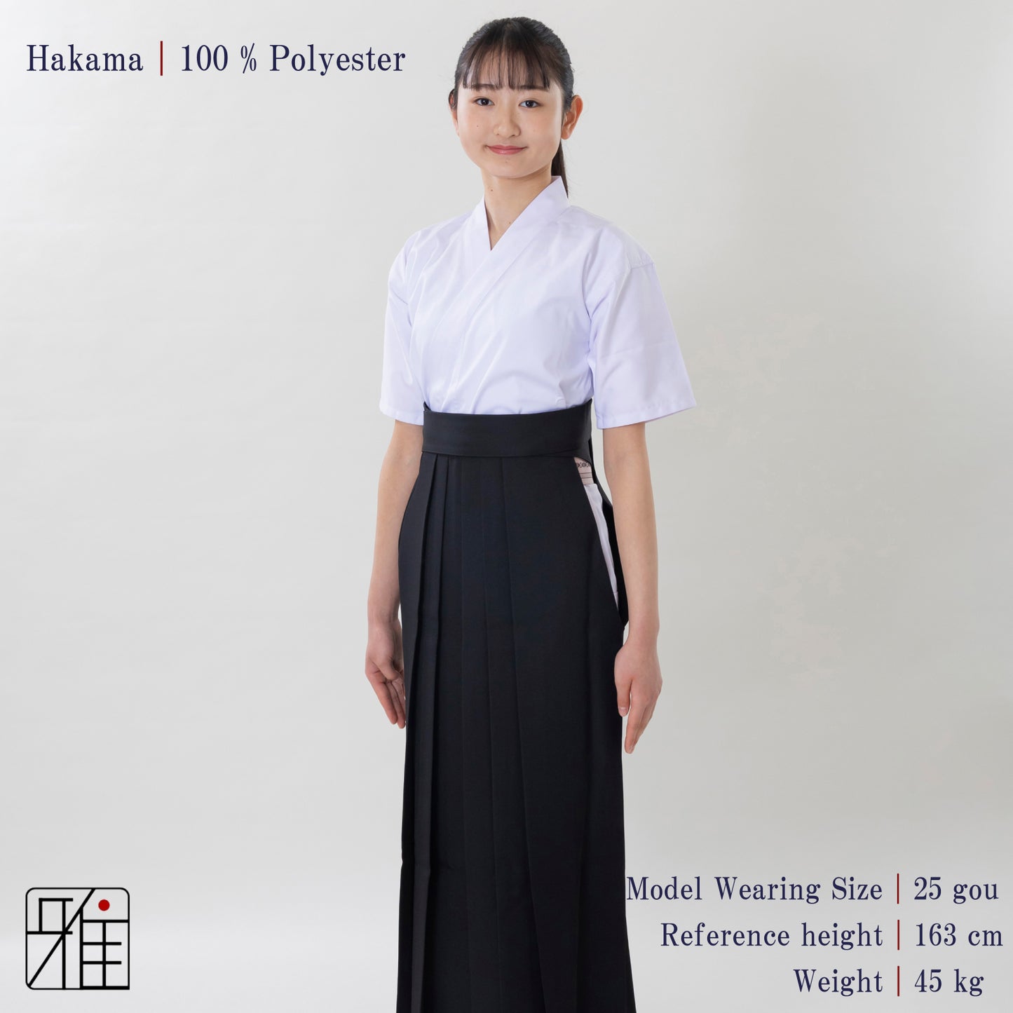 Kyudo Hakama for Women｜All Season｜Polyester 100% (28～29)