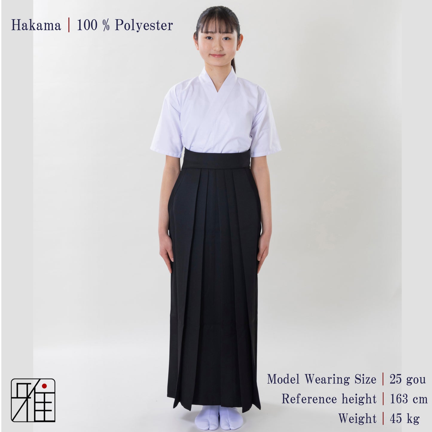 Kyudo Hakama for Women｜All Season｜Polyester 100% (28～29)