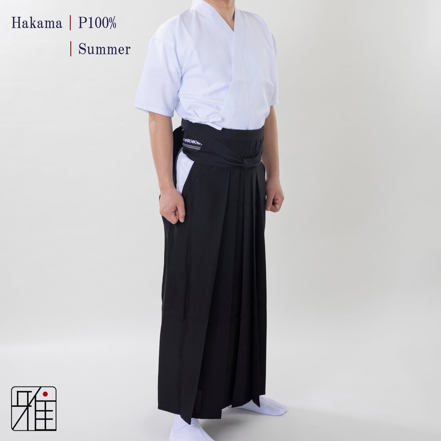 Kyudo Hakama for Men｜Summer｜Polyester 100% (21～24)