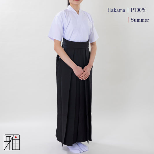 Kyudo Hakama for Women｜Summer｜Polyester 100% (21～24)