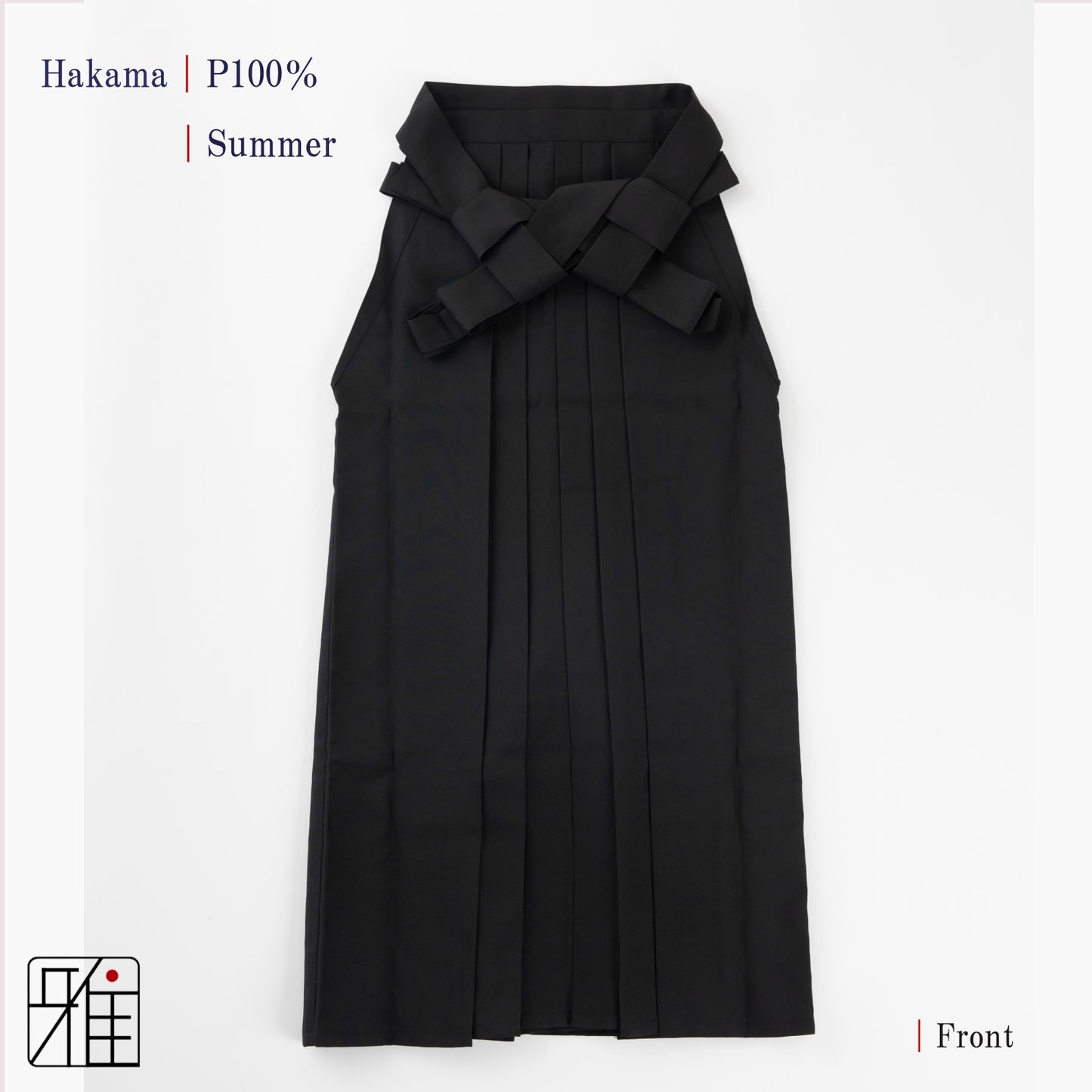 Kyudo Hakama for Women｜Summer｜Polyester 100% (28～29)