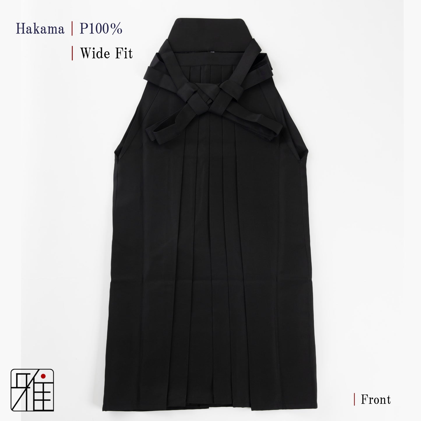 Kyudo Hakama for Men｜All Season｜Polyester 100% (Wide Fit) (24.5～26)