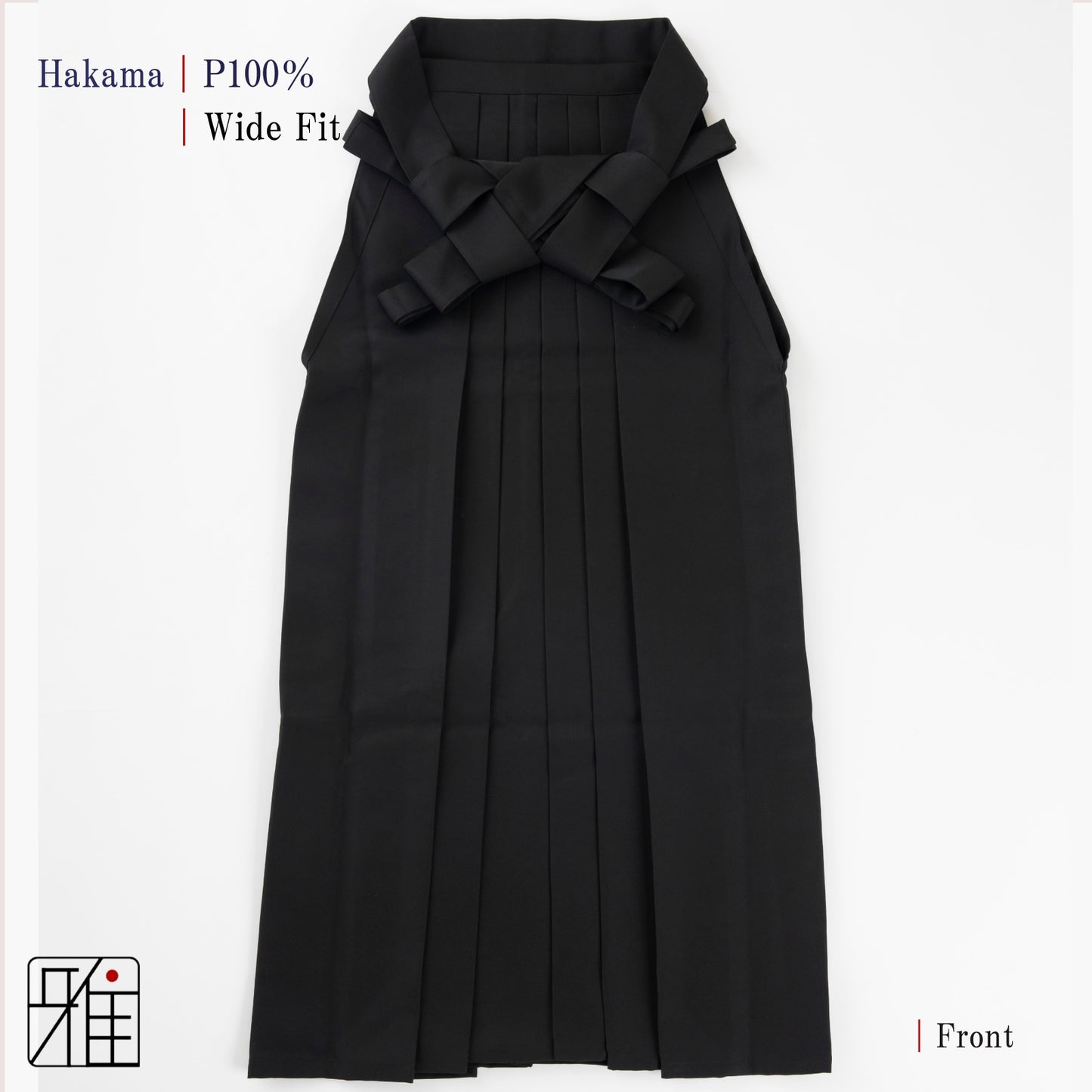 Kyudo Hakama for Women｜Wide Fit｜Polyester 100% (25～27)