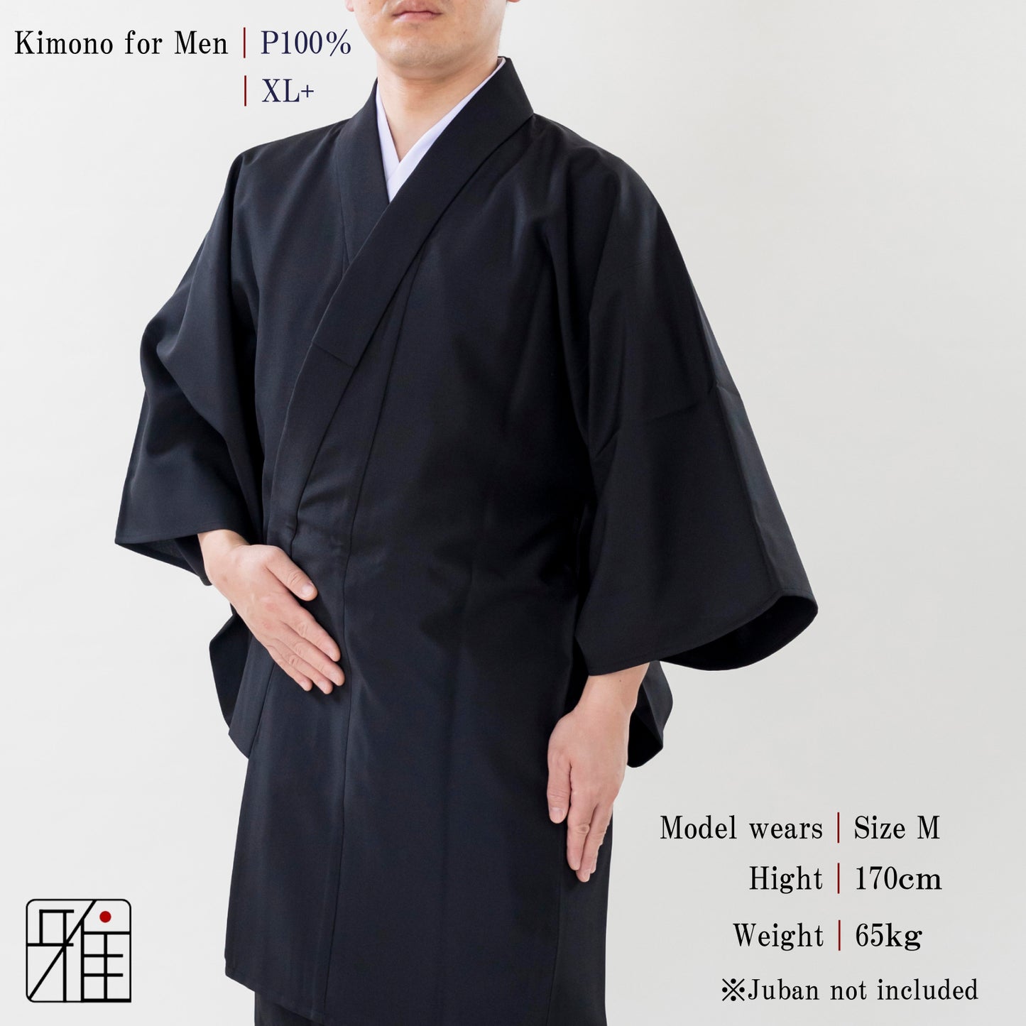 Kimono for Men ｜ Polyester 100 %｜XL・XXL・XXXL