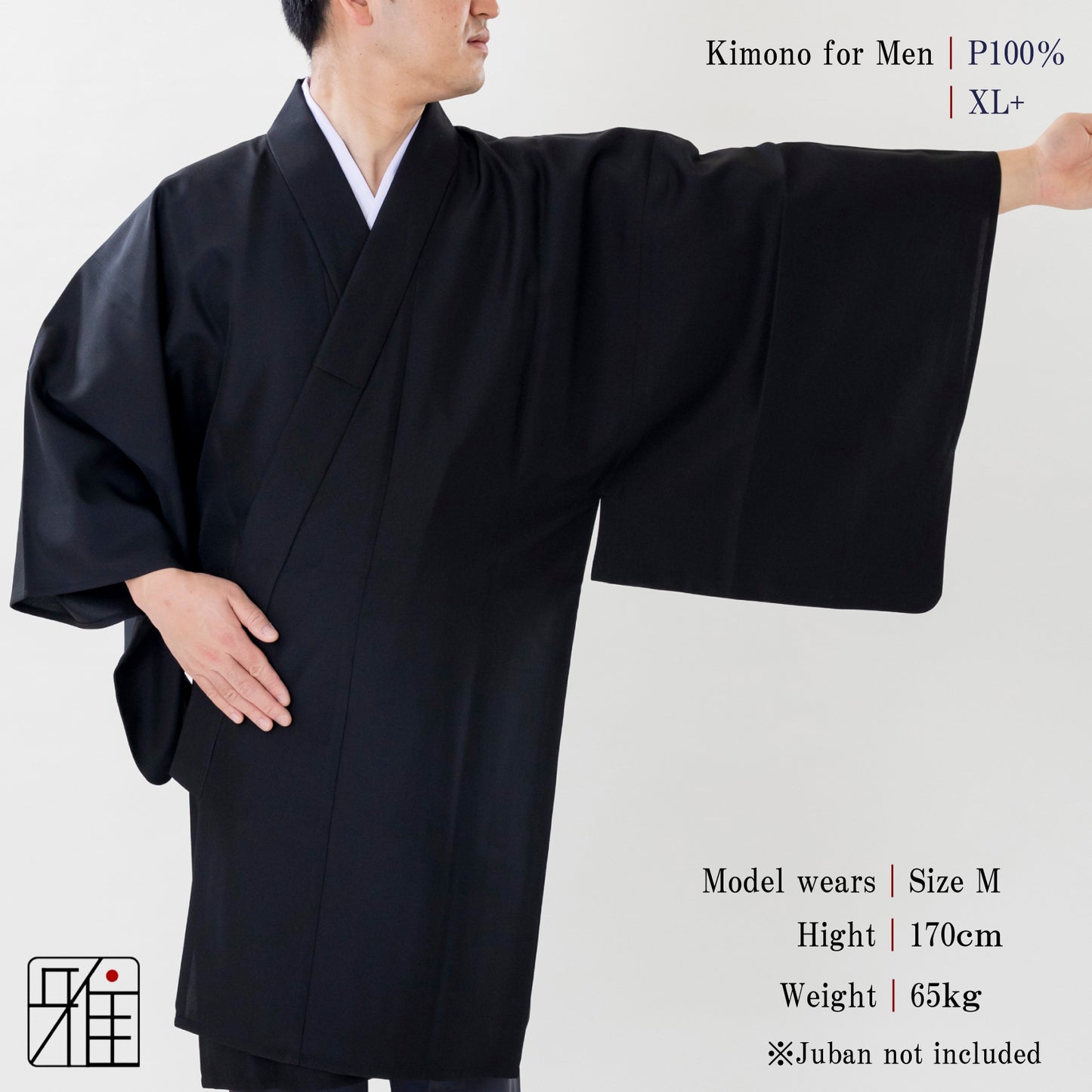 Kimono for Men ｜ Polyester 100 %｜XL・XXL・XXXL