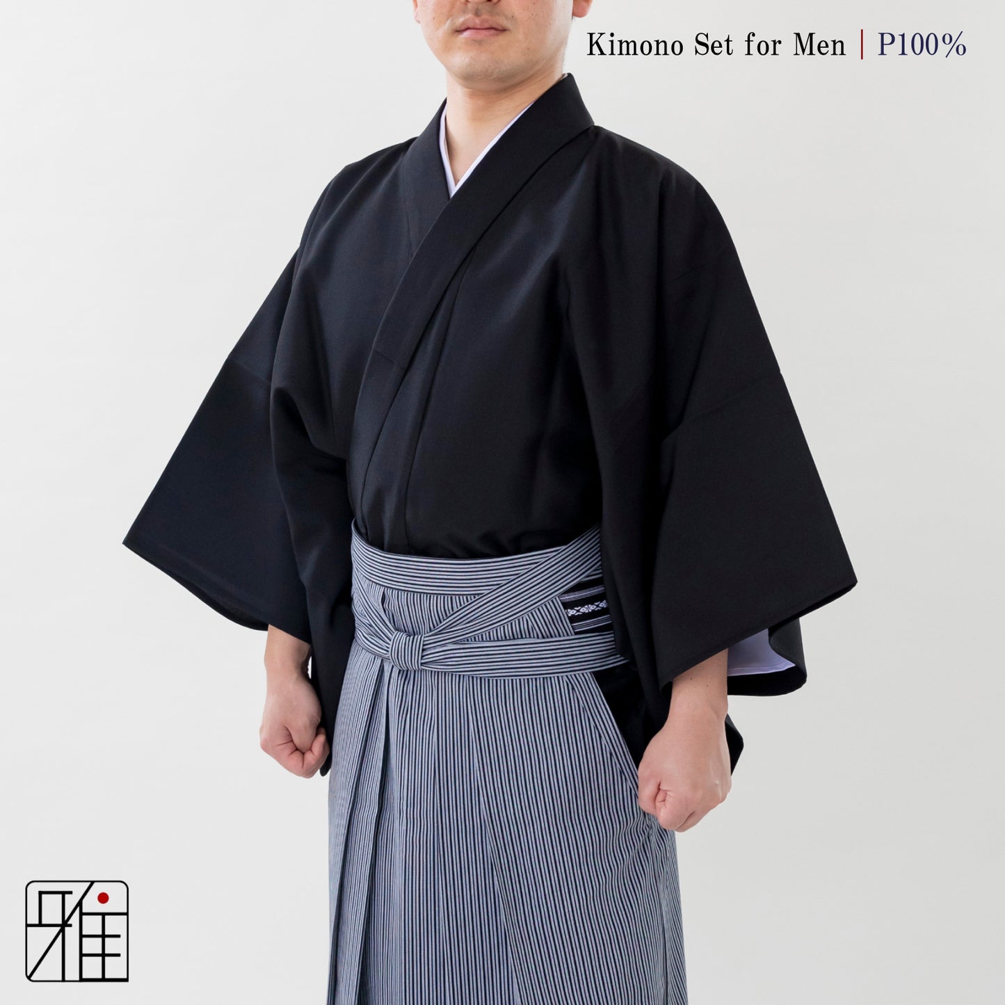 Kimono Set for Men ｜ Polyester 100 %｜S・M・L・ML