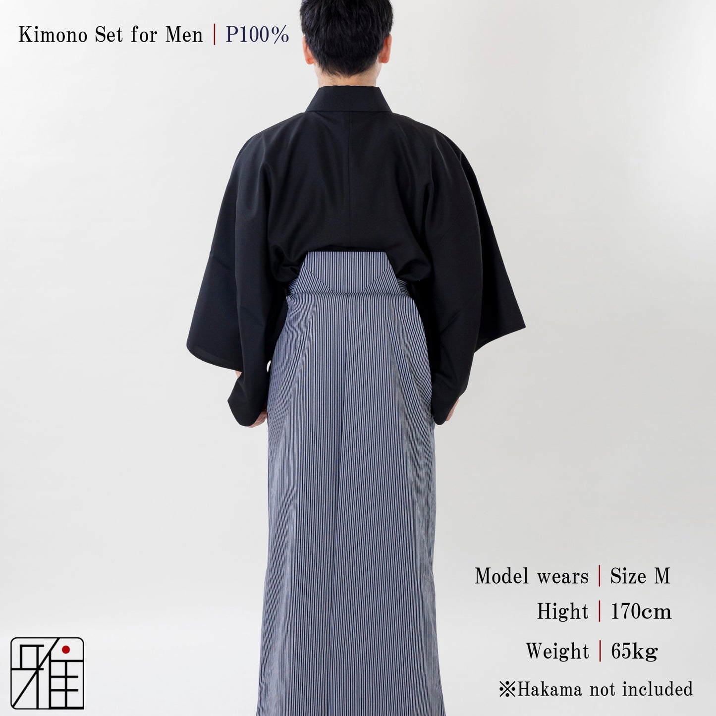 Kimono Set for Men ｜ Polyester 100 %｜S・M・L・ML
