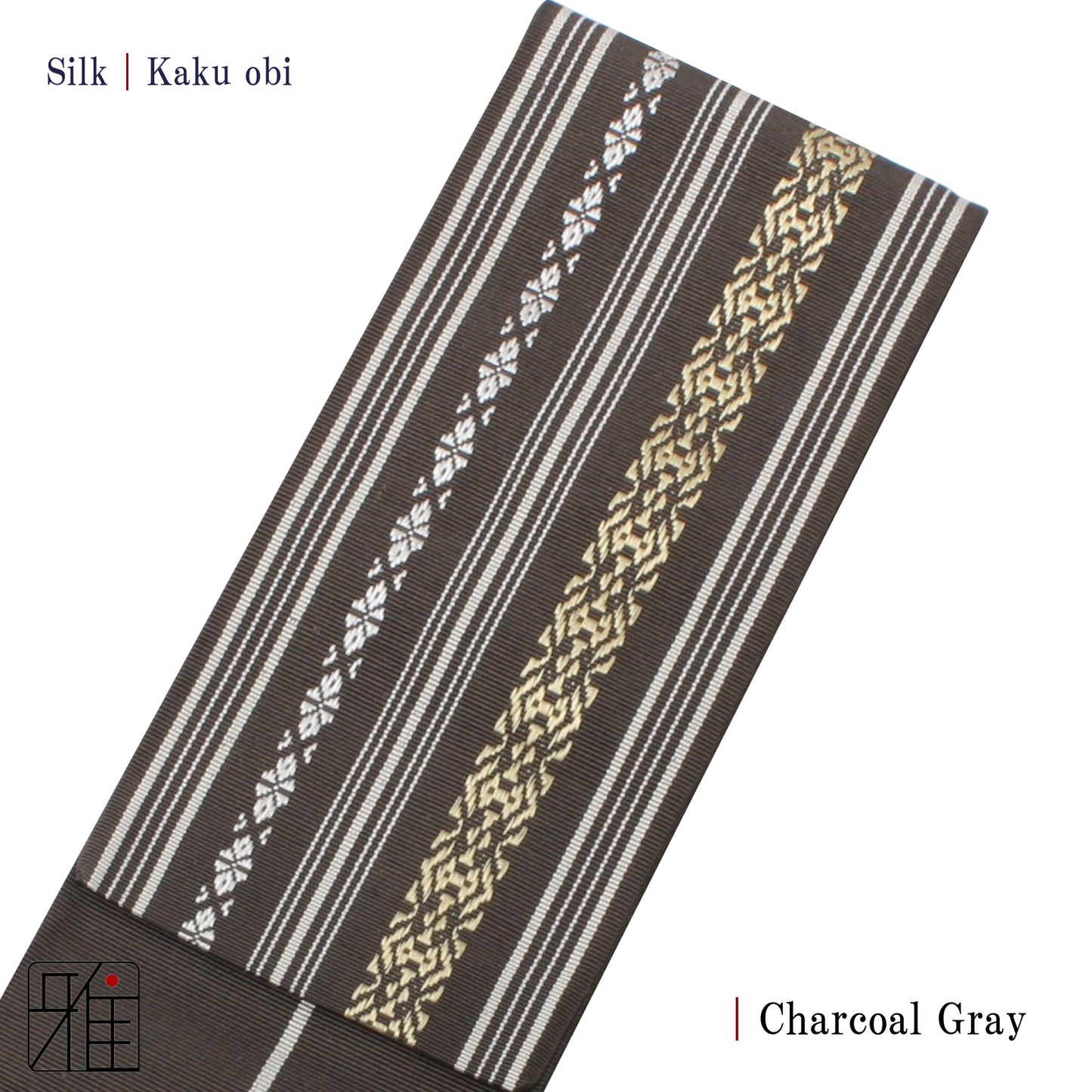 Kyudo Shoken Kaku Obi  | Silk 100 %
