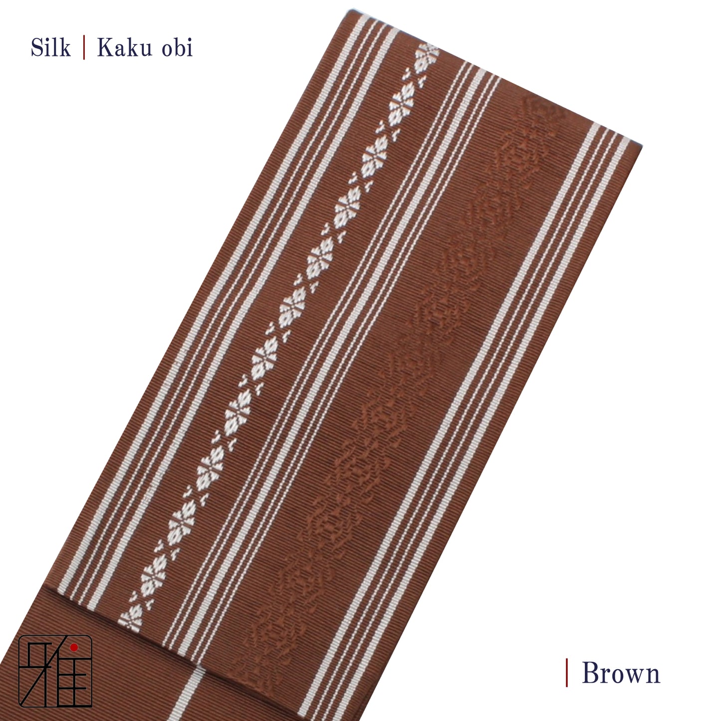 Kyudo Shoken Kaku Obi  | Silk 100 %