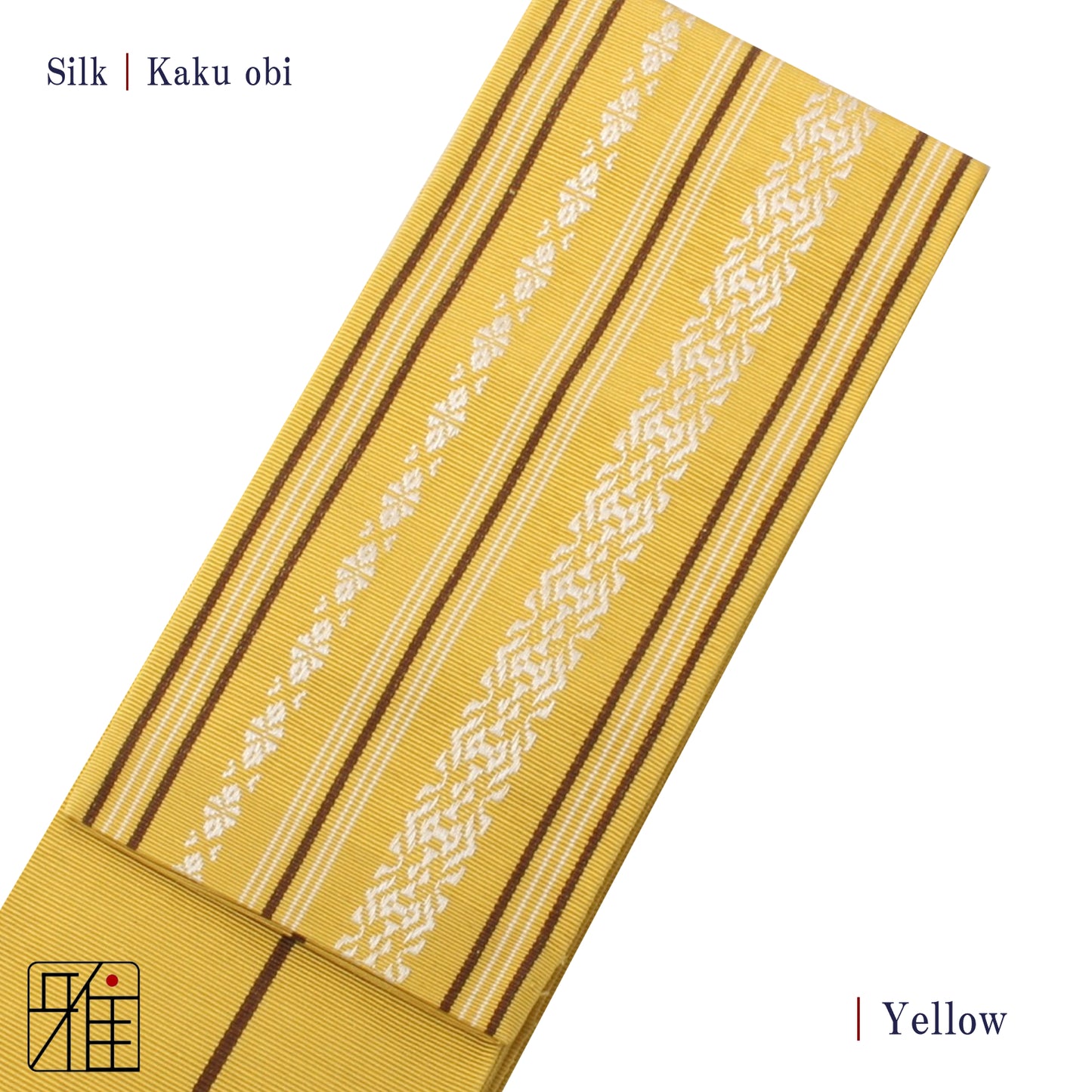 Kyudo Shoken Kaku Obi  | Silk 100 %