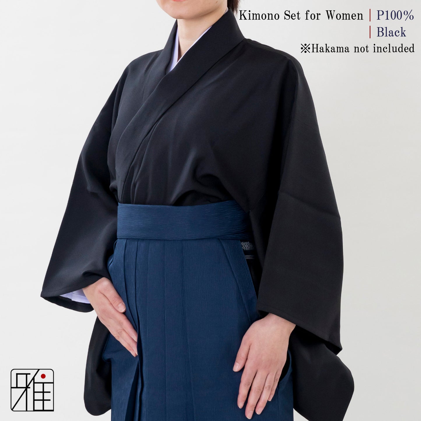Kimono Set for Women ｜ Black｜S・M・L・ML