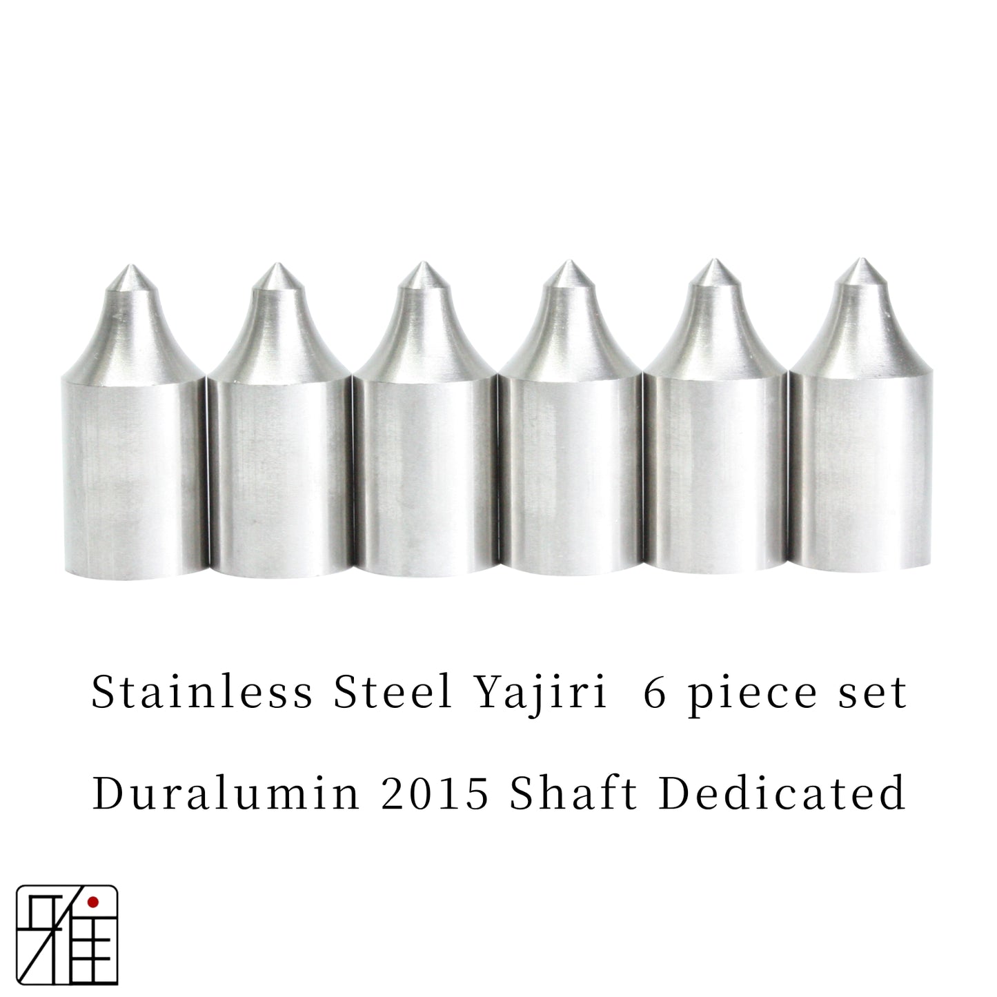 Kyudo Ya Stainless Steel Yajiri 6 piece set｜Duralumin 2015 Shaft
