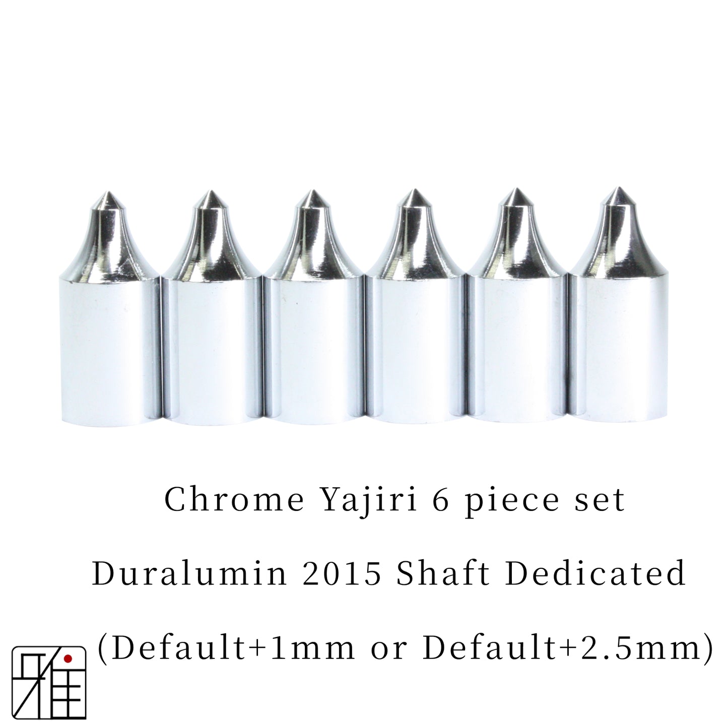 Kyudo Ya Chrome Yajiri 6 piece set｜Duralumin 2015 Shaft