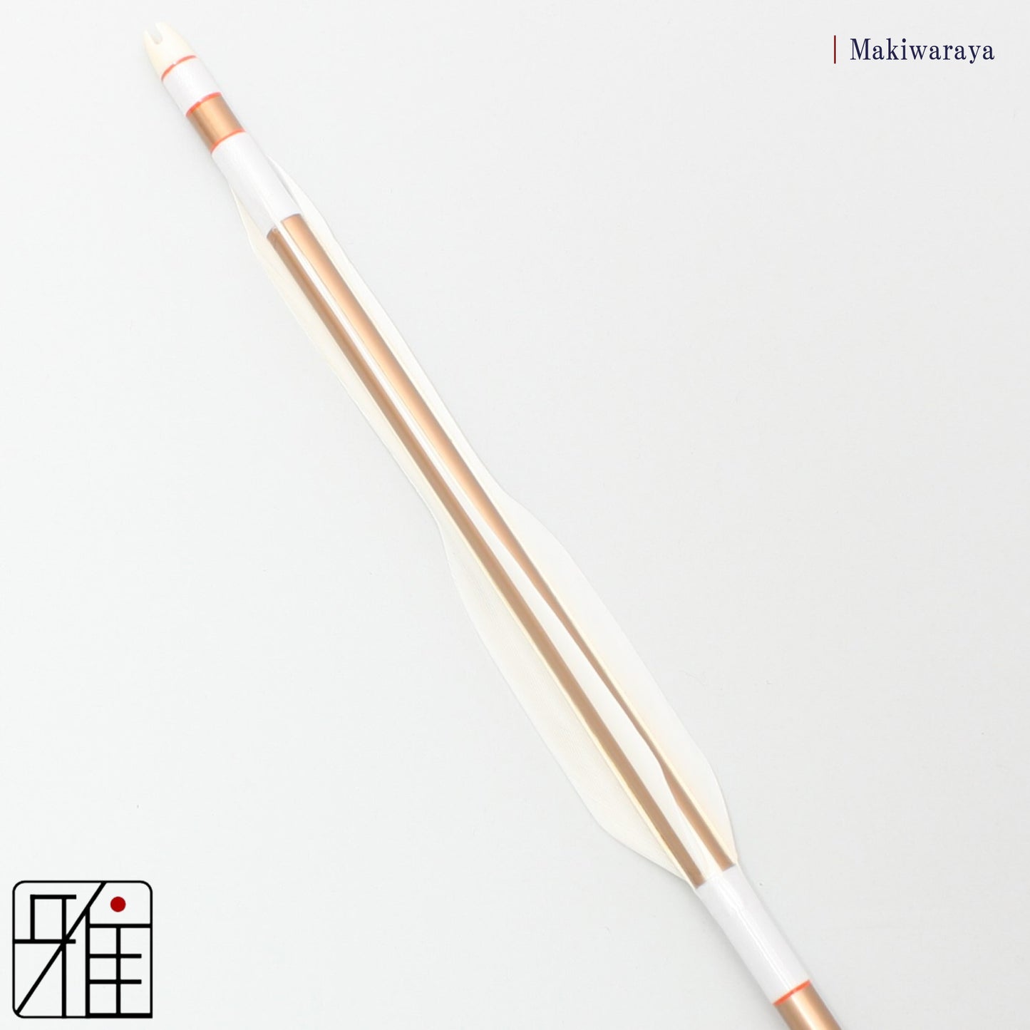 Kyudo Duralumin Makiwara Arrow 2015 Shaft ｜Fletched【YA1319】
