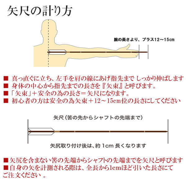 Kyudo Duralumin Arrow Turkey White Feather 1913 Shaft 6-Piece Set
